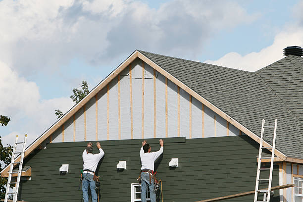 Professional Siding Replacement technician working in Polk, OH